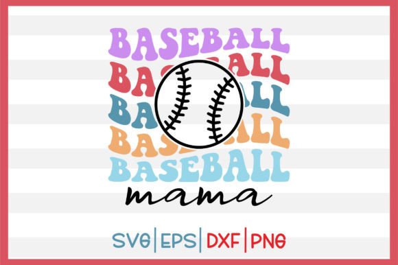 Baseball Mama Retro Svg Design Review
