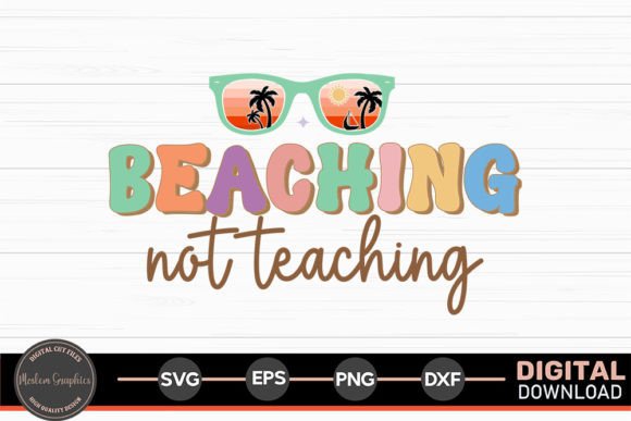 Beaching Not Teaching - Summer Retro SVG Review