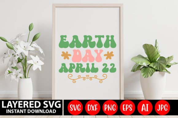 Earth Day April 22 Retro SVG Review