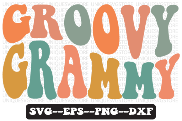 Groovy Grammy Wavy Retro Svg Design Review